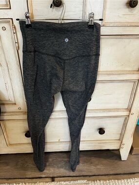 lululemon athletica Heather Charcoal Gray High-Rise Leggings